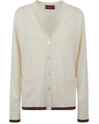Gucci - Cardigan Mit V-Ausschnitt - Lyst