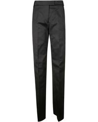 Thelatest - Pantalones rectos con pinzas - Lyst