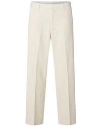 SELECTED - Corduroy Pressed-Crease Trousers - Lyst