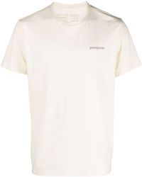 Patagonia - Logo-print Crew-neck T-shirt - Lyst