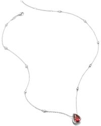 Thomas Sabo - Collana Elyndra Con Zirconia Taglio A Goccia - Lyst