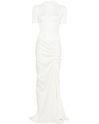 Christopher Esber - Fusion Draped Mock-Neck Maxi Dress - Lyst