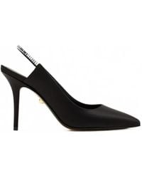 ALEVI - Danielle Crystal-Embellished Slingback Pumps - Lyst