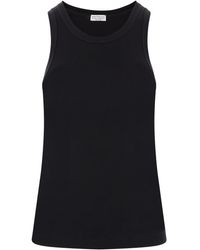 Brunello Cucinelli - Top sin mangas con cadena Monili - Lyst