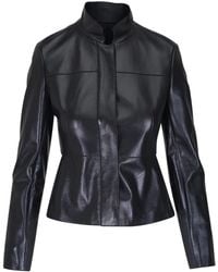Akris - Leather Jacket - Lyst