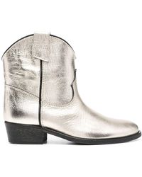 Via Roma 15 - Texan Leather Boots - Lyst
