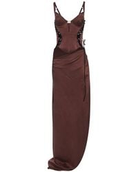 Maria Lucia Hohan - Malena Lace-Up Corset Maxi Dress - Lyst