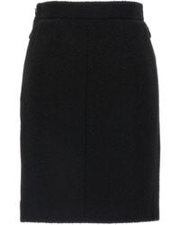Chloé - Bouclé Midi-Rok Met Zak - Lyst