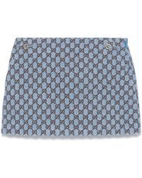 Gucci - Gg Shadow Bouclé Mini Skirt - Lyst