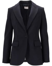 P.A.R.O.S.H. - Chaqueta Giacca Con Solapas De Muesca - Lyst