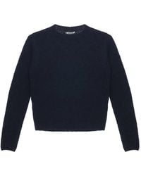 AURALEE - Kasjmier Trui Met Ronde Hals - Lyst