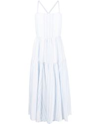 Polo Ralph Lauren - Tiered Linen Maxi Dress - Lyst