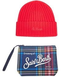 MC2 Saint Barth - Aline Clutch Bag And Wengen Beanie Hat Set - Lyst