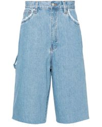 A.P.C. - Halbhohe Oakland Jeans-Shorts - Lyst