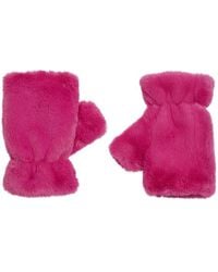 Apparis - Faux-fur Fingerless Gloves - Lyst