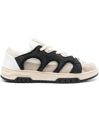 Santha - Sneakers Mit Einsätzen Aus Wildleder - Lyst