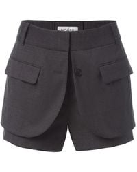 Monse - Tailored Jacket-Front Shorts - Lyst