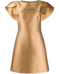 Alberta Ferretti A-lijn Jurk - Naturel