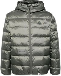 Aape By A Bathing Ape - Daunenjacke Mit Logo - Lyst