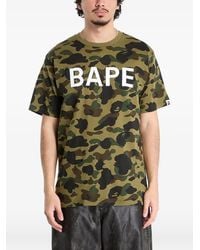 A Bathing Ape - Camo Rhinestone T-Shirt - Lyst