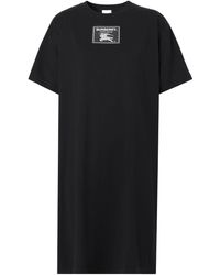Burberry - Prorsum Label Cotton T-shirt Dress - Lyst