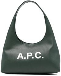 A.P.C. - Borse A Spalla E Tracolla Verde-Uomo - Lyst