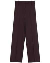 Alysi - Pressed-Crease Wide-Leg Trousers - Lyst