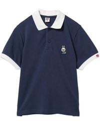 AAPE BY A BATHING AP - Rabbit Embroidered Polo - Lyst