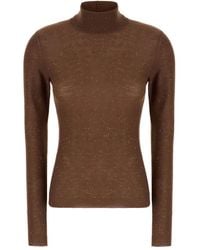 Fabiana Filippi - Turtleneck Sequin-Embellished Sweater - Lyst