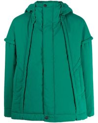 Homme Plissé Issey Miyake - Frame Hooded Padded Jacket - Lyst