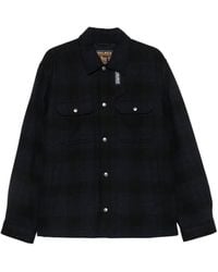 Woolrich - Alaskan Check-Pattern Button-Down Jacket - Lyst