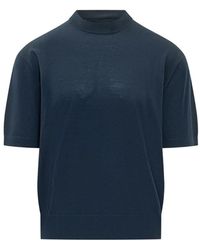 Laneus - Knitted Short-Sleeve T-Shirt - Lyst
