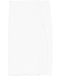 Oséree - Paillettes Midi Skirt - Lyst