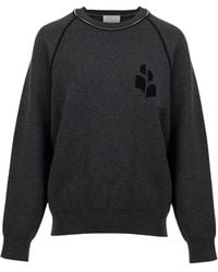 Isabel Marant - Serek Logo-Detail Sweatshirt - Lyst
