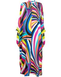 Emilio Pucci - Iride-print Silk Maxi Dress - Lyst