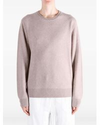 Frenckenberger - Crew-Neck Ribbed-Trim Sweater - Lyst