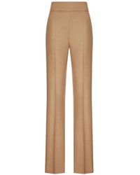 Valentino Garavani - Pantalon Plissé À Taille Haute - Lyst