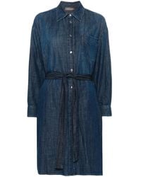 Lorena Antoniazzi - Midi-Jurk Met Ceintuur - Lyst