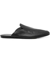 Ann Demeulemeester - Whipstitch-Trim Loafers - Lyst