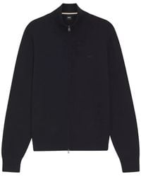 BOSS - Upalano Zip-Up Sweater - Lyst