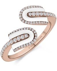 UNION LOS ANGELES - U Duo Twisted Diamond And Quartz Ring - Lyst