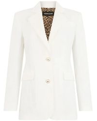 Roberto Cavalli - Button-Up Blazer - Lyst