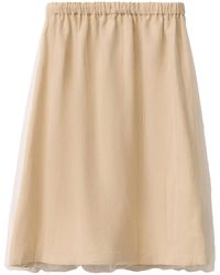 Fabiana Filippi - Tulle-Overlay Midi Skirt - Lyst