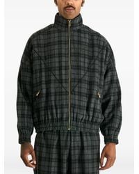 Willy Chavarria - Plaid Zip-Up Jacket - Lyst