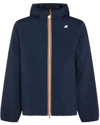 K-Way - Logo-Detail Hooded Jacket - Lyst