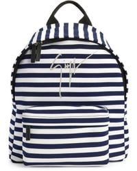 Giuseppe Zanotti - Logo Stripe-print Backpack - Lyst