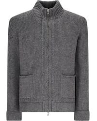 Fabrizio Del Carlo - Zip-Up Cardigan - Lyst