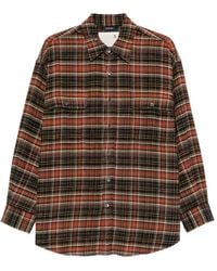 R13 - Plaid Buttoned Shirt - Lyst