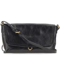 Gianni Chiarini - Eugenia Crinkled-Leather Shoulder Bag - Lyst