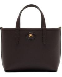 Burberry - Mini Bloomsbury Reversible Check Tote Bag - Lyst